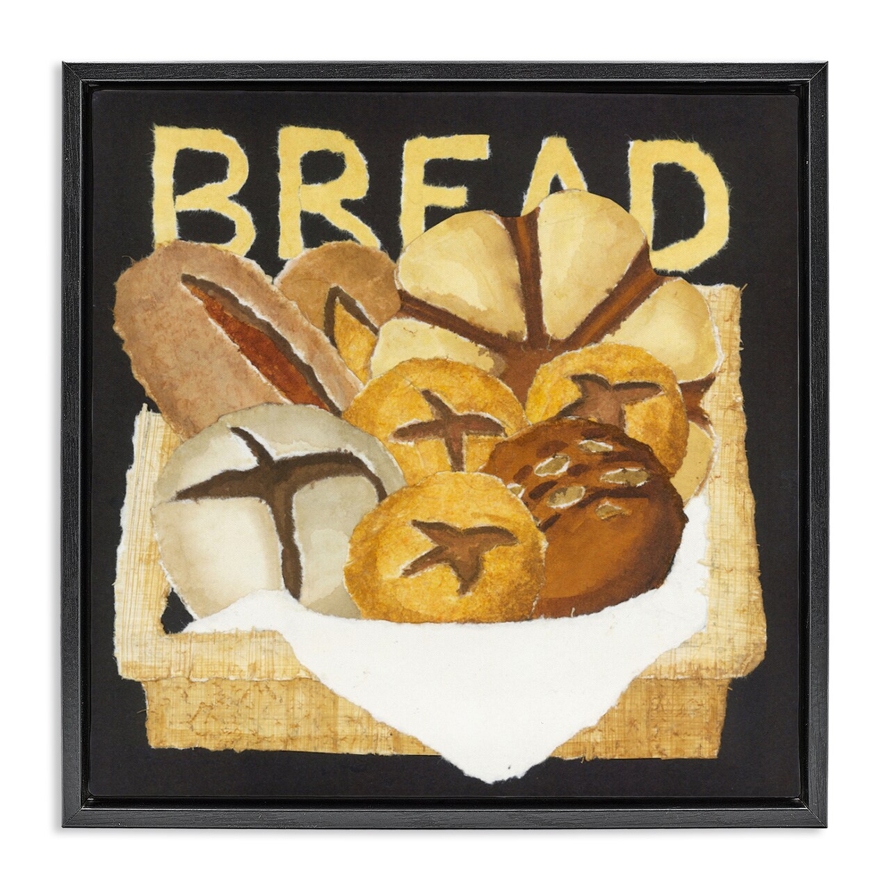 Stupell Industries Bread Assorted Box Floating Frame, design by Nancy Overton